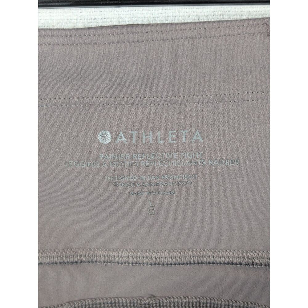 Athleta Rainier Reflective Tight Leggings Camouflage Print Women's Size Large - Picture 10 of 11